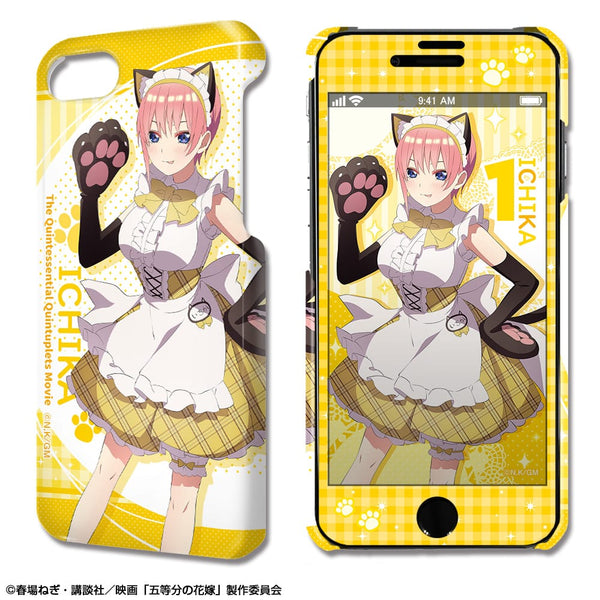 『映画 五等分の花嫁』デザジャケット iPhone SE(第2世代) /8/7/6/6s ケース&保護シート デザイン01 (中野一花)【描き下ろし】